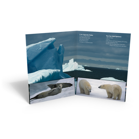 High Capacity Pocket Presentation Folder - kw folders